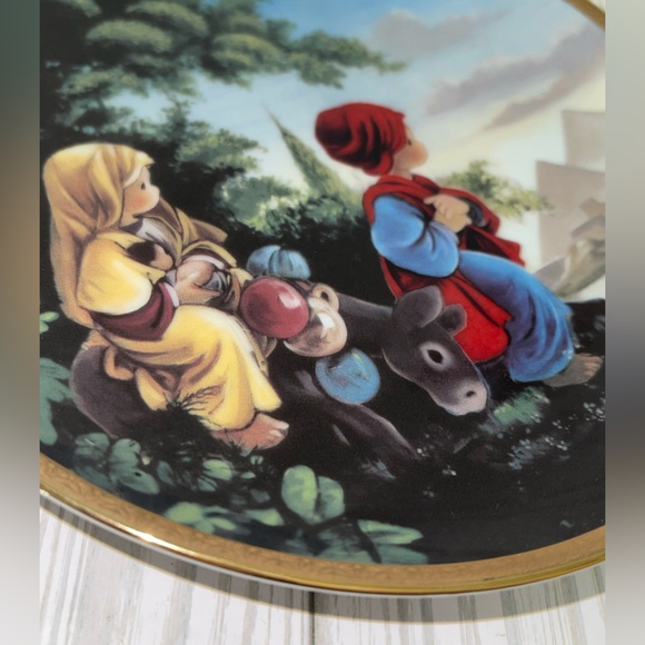 Precious Moment:Bible Story:Plate Collection, Plate 1498A,The Flight into Egypt - Picture 5 of 7